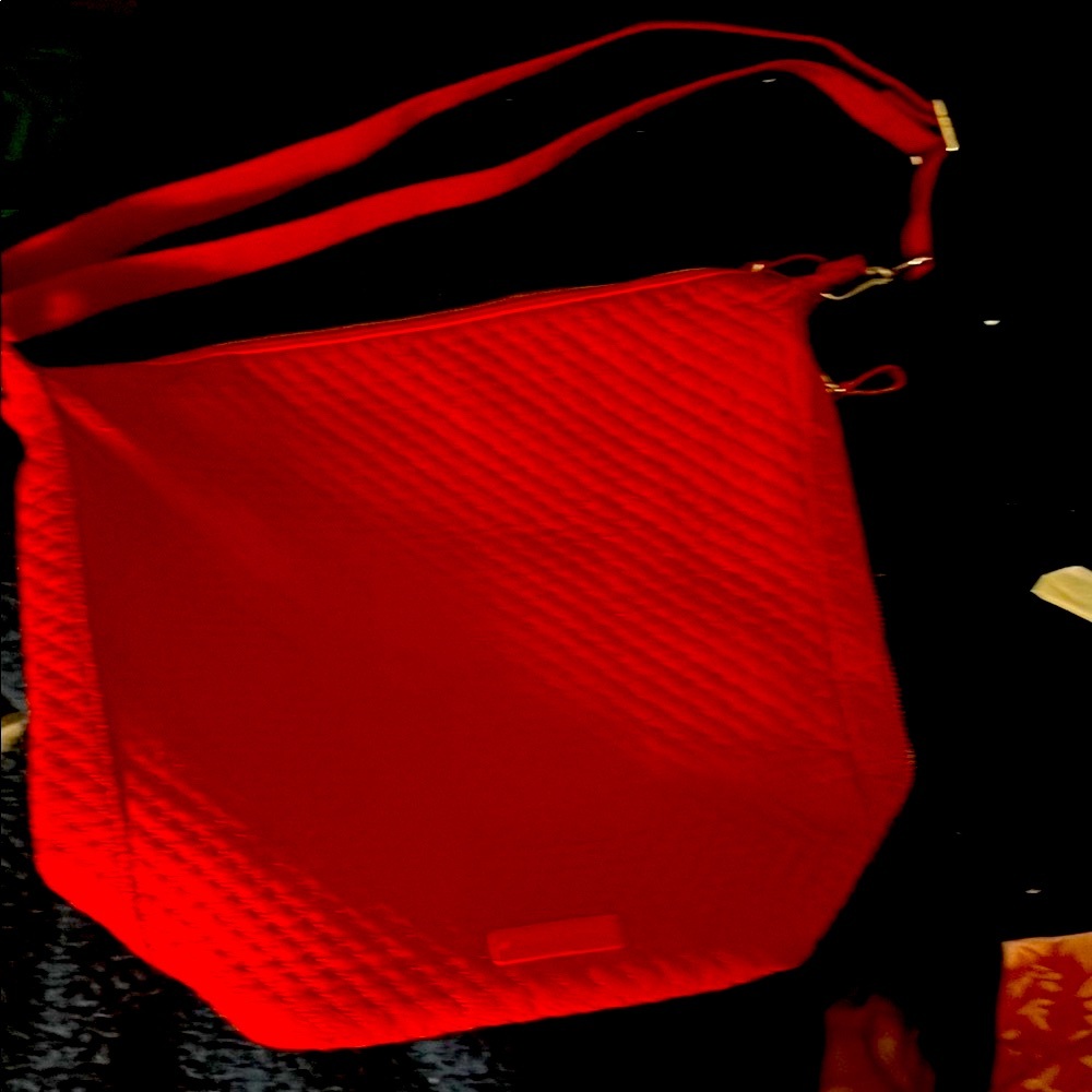 Vera Bradley Vibrant Red Quilted Shoulder Bag
